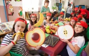 consumo frutas hortalizas escuelas