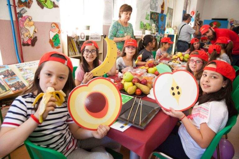 consumo frutas hortalizas escuelas