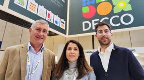 Miguel Sanchís, Country Manager de Decco Ibérica; Beatriz Portela, Head of Marketing de Decco WorldWide; y Jaume Santonja, Marketing Manager de Decco EMEA.