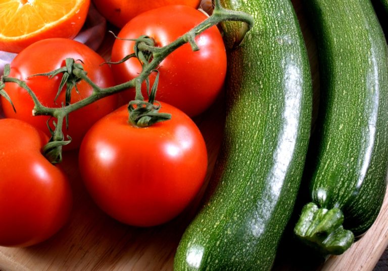 Tomates y calabacines