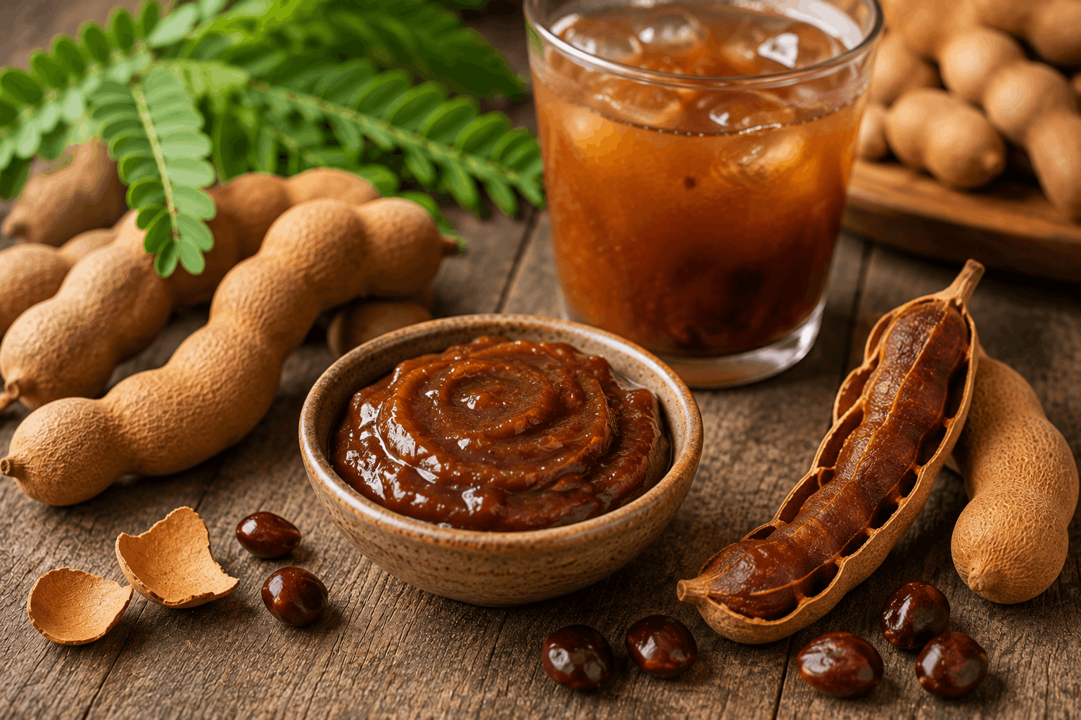 Fruta tropical Tamarindo